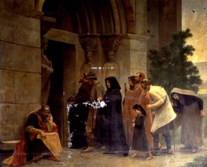 Raimondo VI (1156-1222), Conte di Tolosa, scomunicato nel 1208 da Papa Innocenzo III (1160-1216) da Rene Ravaut