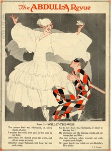 Sigarette Abdulla, anni 1920 da Rene Vincent