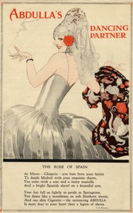 Sigarette Abdulla, anni 1920 da Rene Vincent