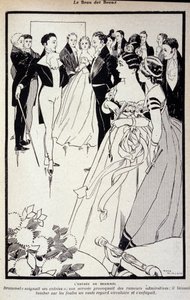 Rappresentazione di George Bryan Brummel noto come il Beau Brummel (1778 - 1840), il Re dei Dandy. Illustrazione di René Vincent. XIX secolo da Rene Vincent
