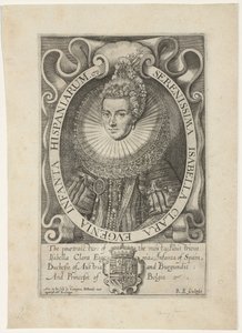 Ritratto di Isabella Clara Eugenia da Renold Elstrack