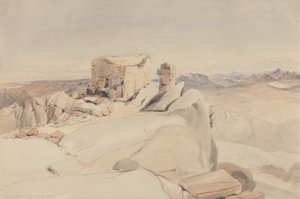 La Vetta del Monte Sinai o Jebel Musa, 1840 da Rev. Edward Thomas Daniell