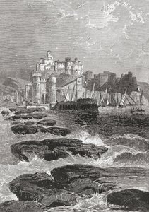Pozzuoli, Napoli, Italia meridionale alla fine del XIX secolo. Da Immagini Italiane di Rev. Samuel Manning, pubblicato c.1890. da Reverend Samuel Manning