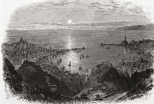 Veduta di Genova, Italia settentrionale alla fine del XIX secolo. Da Italian Pictures di Rev. Samuel Manning, pubblicato c.1890. da Reverend Samuel Manning