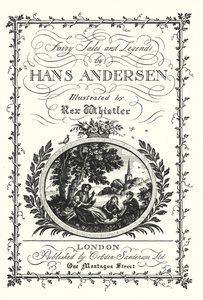 Pagina del titolo per Fiabe e Leggende di Hans Andersen da Rex (after) Whistler