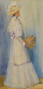 Signora con ventaglio
