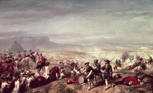 Battaglia di Almansa tra le truppe di Filippo V e quelle dell