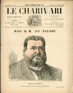 Copertina di "The Charivari", Satirico a colori da Ricardo Flores