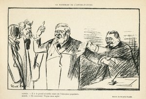 Illustrazione di Ricardo Flores (1878-1918) in Le Rire, 27/07/12 - Il Waterloo dell