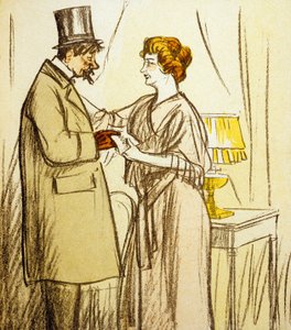 Prostituzione: cliente che paga una prostituta, disegno di Ricardo Flores da "L