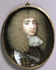 Ritratto miniatura di Robert Porter, c.1660 da Richard  Gibson