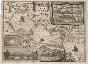Mappa idrografica del Golfo Persico