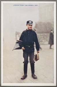 Tipi di Londra: Il ragazzo ordinato, c. 1914 da John Pardon
