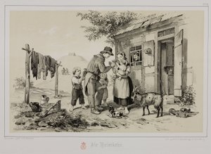 Minatore che torna a casa, Germania, c 1851 da John Pardon