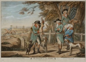 La morte della lepre, stampato per Bowles & Carver, pubblicato nel 1796 da Richard (after) Dighton