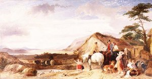La sosta del mandriano da Richard Ansdell