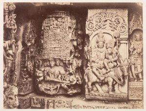Scultura del tempio di Hoysalesvara, Halebid da Richard Banner Oakeley