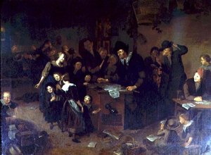Interno di una scuola da Richard Brakenburg