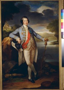 Ritratto del principe Alexandre Borissovitch Kourakine (1752-1818) da Richard Brompton