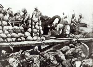Battaglia di Plassey, 23 giugno 1757 da Richard Caton (after) Woodville
