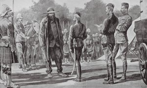Il comandante Cronje si arrende a Lord Roberts