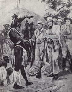 Francis Farewell della Farewell Trading Company, fondatore della colonia di Port Natal in Sudafrica da Richard Caton II (after) Woodville