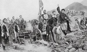 La guerra cino-giapponese da Richard Caton II (after) Woodville