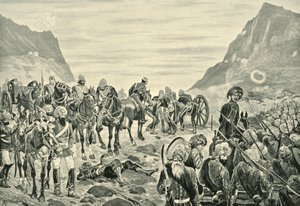 Attacco nella valle di Kuram da Richard Caton II Woodville