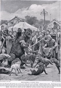 Combattimento di orsi in tempi sassoni, da 