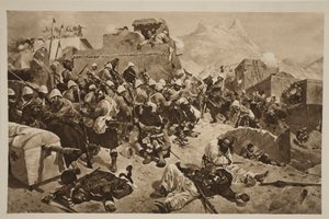 Candahar: Gli Highlanders del 92° e i Gurkha del 2° che assaltano Gaudi Mullah Sahibdad, da 