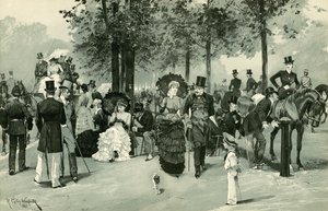 Nel viale, Hyde Park da Richard Caton Woodville