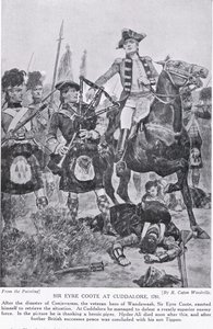 Sir Eyre Coote a Cuddalore, illustrazione da 