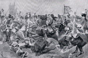 La battaglia di Malplaquet, c.1910