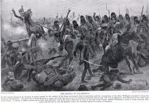 La Battaglia di Salamanca, illustrazione da 
