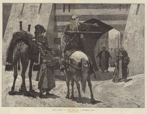 Capi arabi alla porta di una città assediata