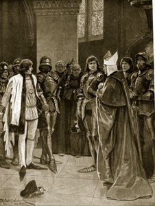 Enrico VI viene consegnato a Edoardo IV a St. Paul