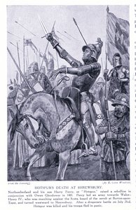La morte di Hotspur a Shrewsbury, anni 