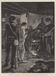 Insurrezione in Erzegovina, portando un prigioniero a una stazione di gendarmeria austriaca da Richard Caton Woodville junior