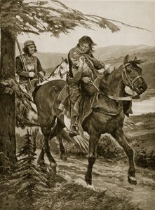 Re Dermot rapisce Devorgil, illustrazione da 