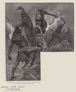 Nada il giglio, di H Rider Haggard da Richard Caton Woodville junior