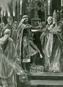 Riccardo I consegna la corona all