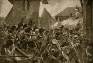 I 42nd Highlanders a Corunna, illustrazione da 