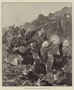Gli Highlanders del 92° (Gordon) in schermaglia da Richard Caton Woodville junior
