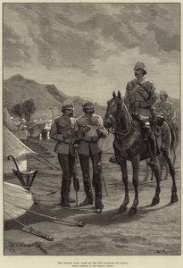 La guerra afgana, campo dei 10th Hussars a Dakka