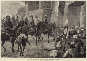 La guerra afgana, ingresso del generale Sir Samuel Browne a Jellalabad