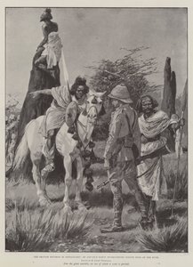 La sconfitta britannica in Somaliland, un gruppo avanzato che intervista spie native nella boscaglia