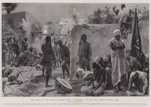 La cattura di Yola, Benue, Nigeria settentrionale, il 2 settembre, da parte della West African Frontier Force da Richard Caton Woodville junior