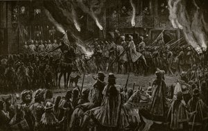 La guardia in marcia, illustrazione da 