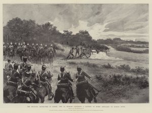 Le manovre militari nel Sussex, i 3rd Hussars catturano una batteria di artiglieria a cavallo a Burton Down