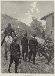 La Rivolta in Albania, un Posto di Frontiera Turco